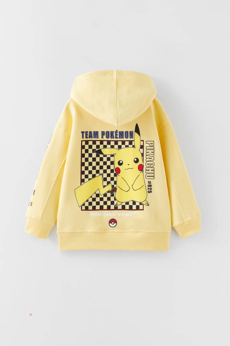 ZARA PIKACHU POKÉMON TM © NINTENDO Hoodie Pojke Gula | FZGEN-1296