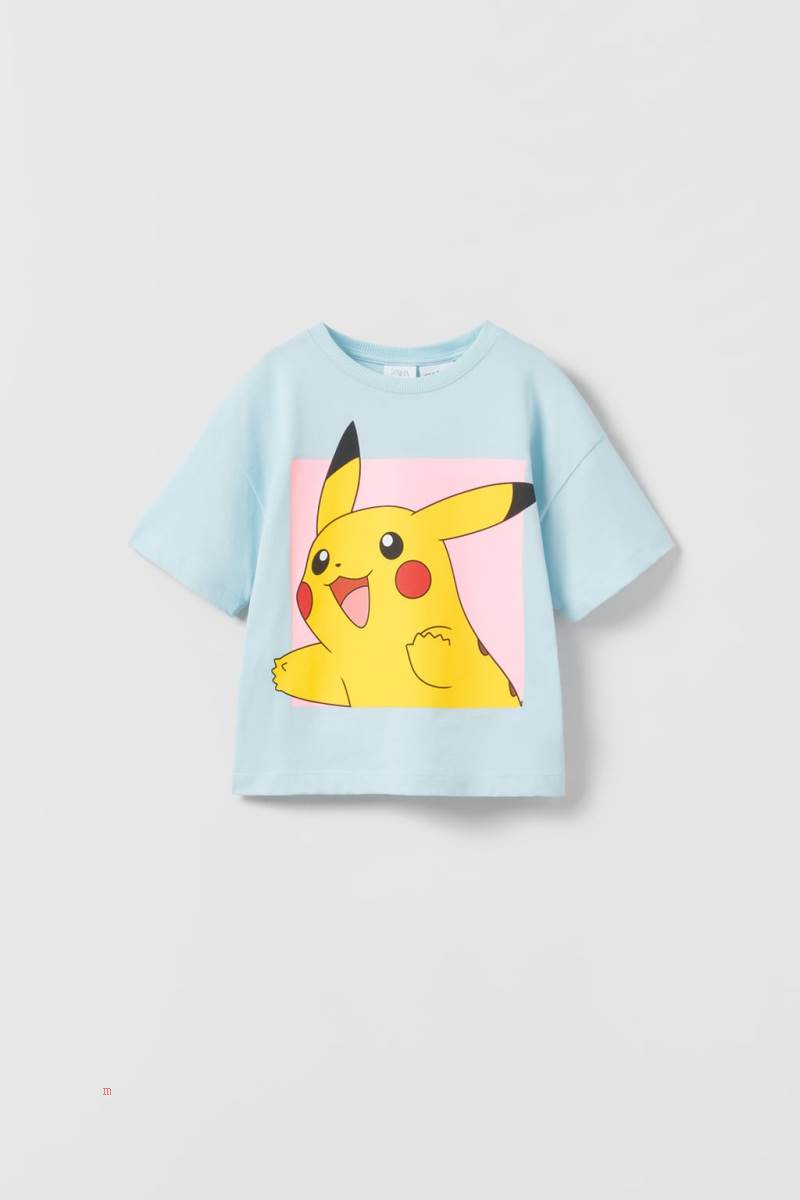 ZARA PIKACHU POKÉMON TM © NINTENDO T-shirt Pojke Blå | AMVFE-3482