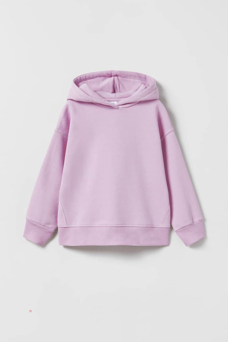 ZARA PLAIN Hoodie Tjej Rosa | EFSLB-2085