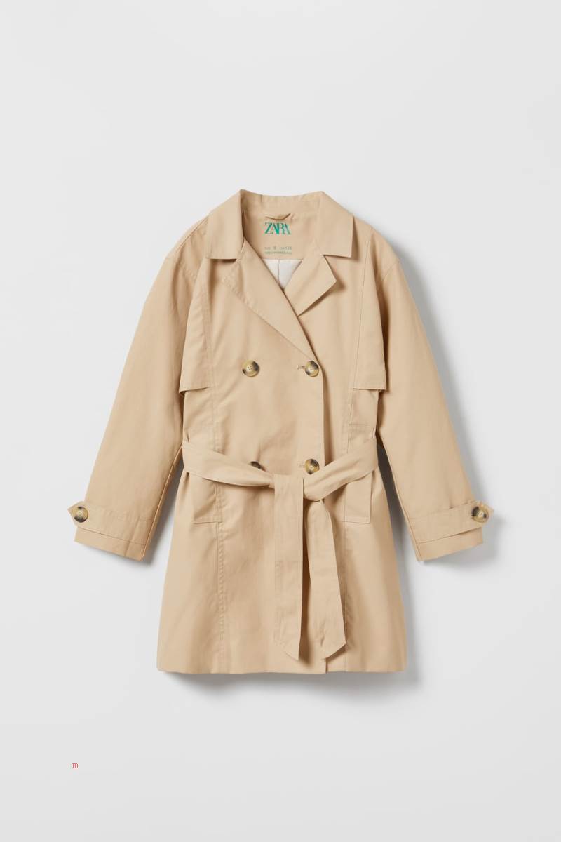 ZARA PLAIN TRENCH Rockar Tjej Bruna | YXHDI-9415