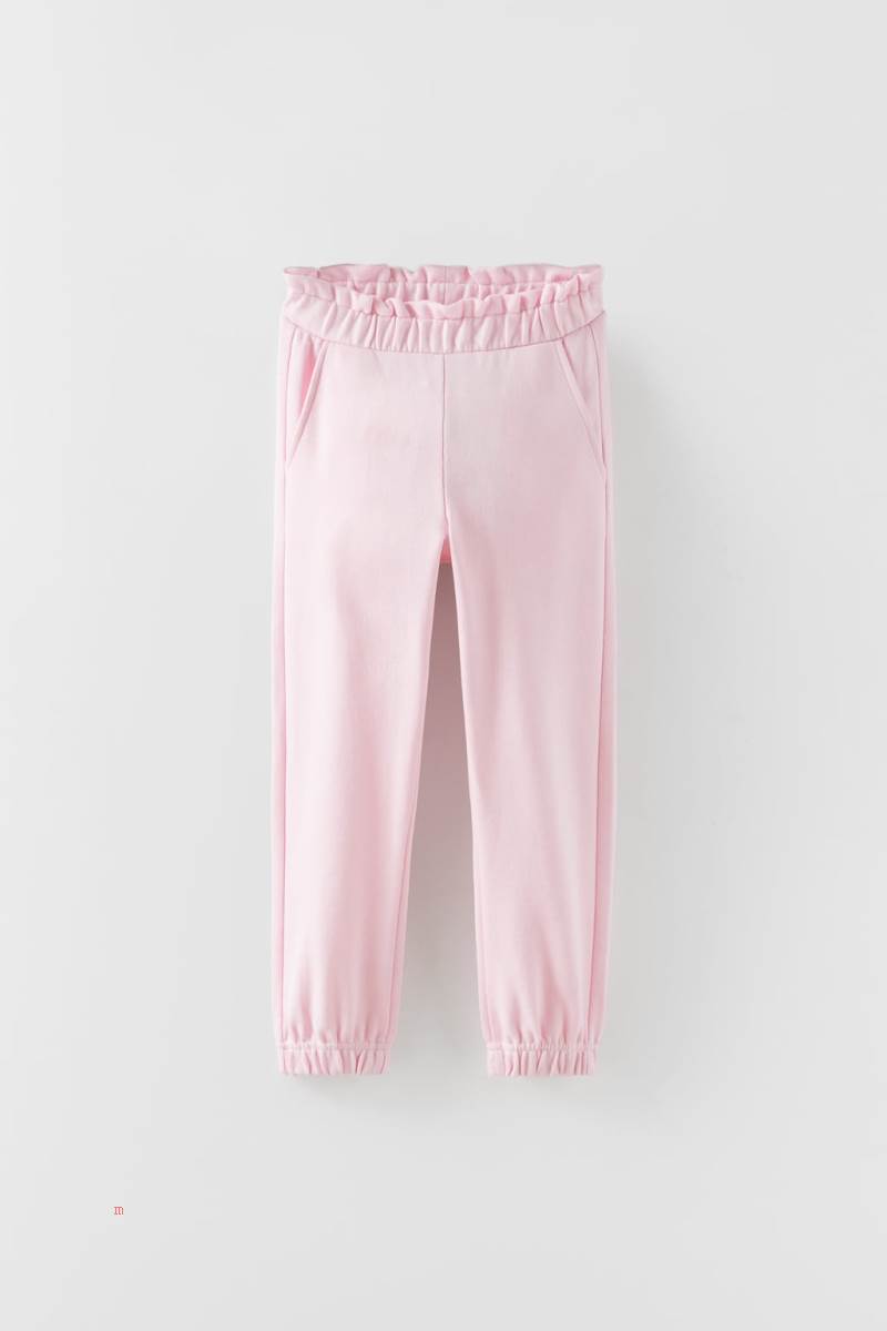 ZARA PLUSH HOODIE AND TROUSERS SET Hoodie Tjej Rosa | IGWSN-0173