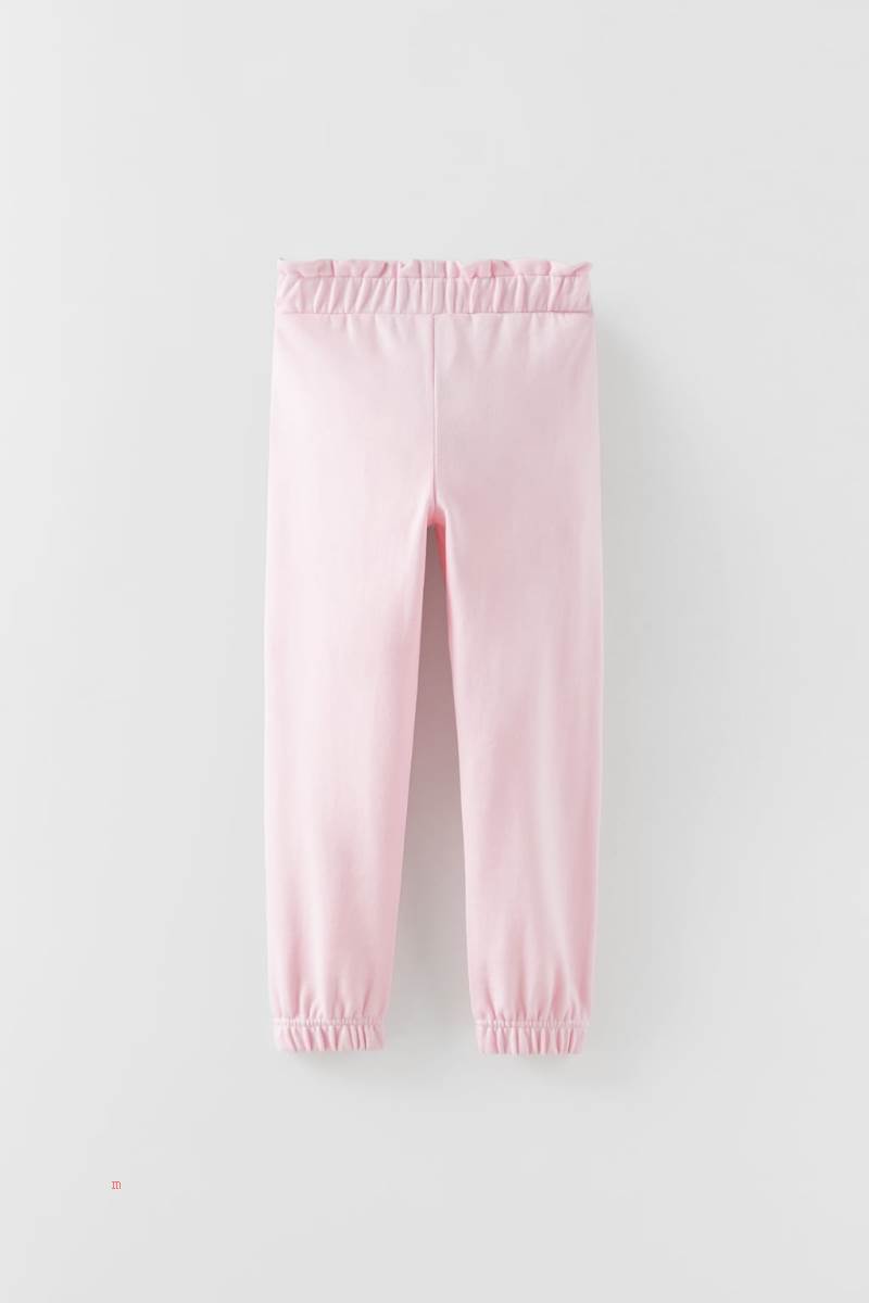 ZARA PLUSH HOODIE AND TROUSERS SET Hoodie Tjej Rosa | IGWSN-0173