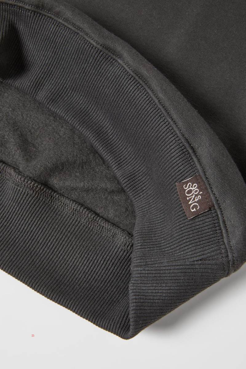 ZARA PLUSH HOODIE AND TROUSERS SET Hoodie Pojke Mörkgrå | OUKMC-2197