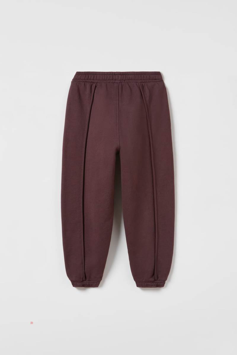 ZARA PLUSH WITH PIPING Byxor Pojke Bruna | TPGQH-9513