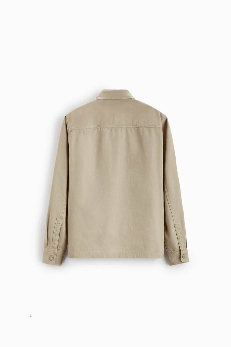 ZARA POCKETS Övertröja Herr Bruna | IFZOB-8420
