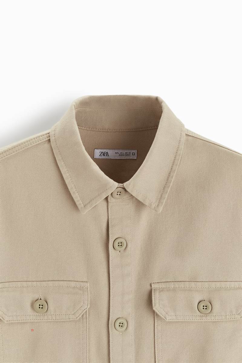 ZARA POCKETS Övertröja Herr Bruna | IFZOB-8420