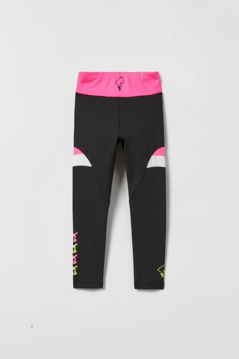ZARA POKÉMON TM © NINTENDO Leggings Tjej Svarta | IELMA-1509