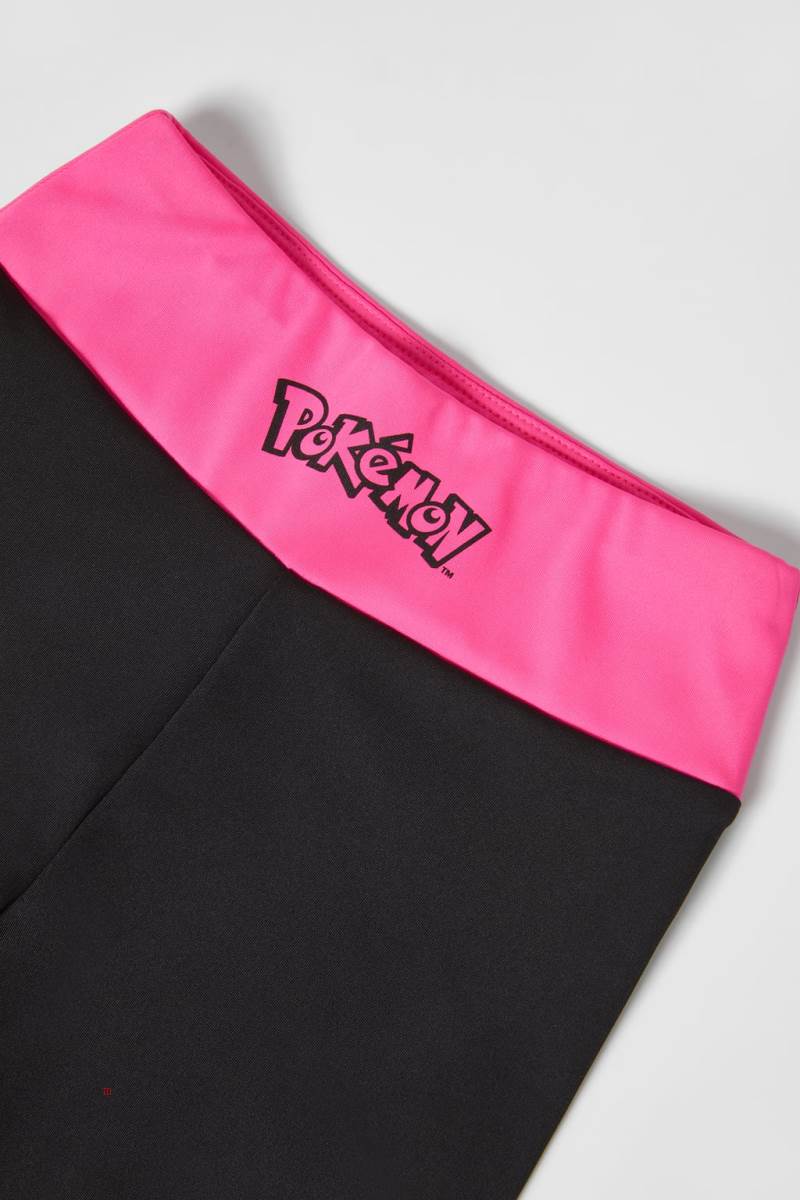 ZARA POKÉMON TM © NINTENDO Leggings Tjej Svarta | IELMA-1509