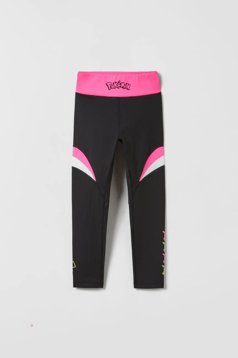 ZARA POKÉMON TM © NINTENDO Leggings Tjej Svarta | IELMA-1509