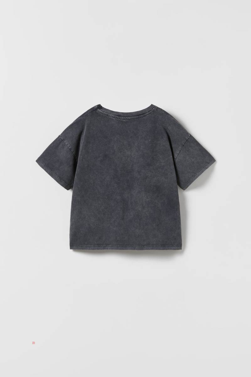 ZARA POWERPUFF GIRLS CARTOON NETWORK TM T-shirt Tjej Mörkgrå | HDSJB-3765