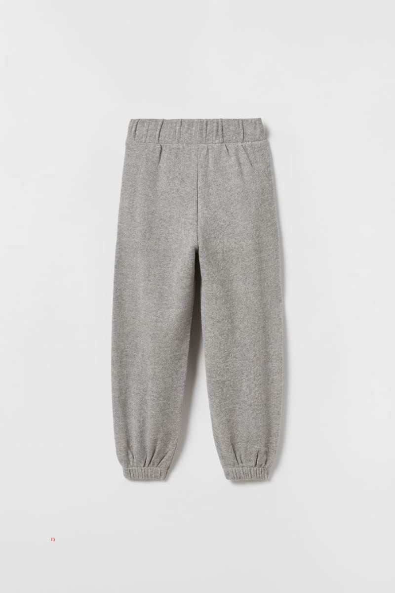 ZARA PREMIUM PLUSH Mjukisbyxor Tjej Grå | ONEVI-5436