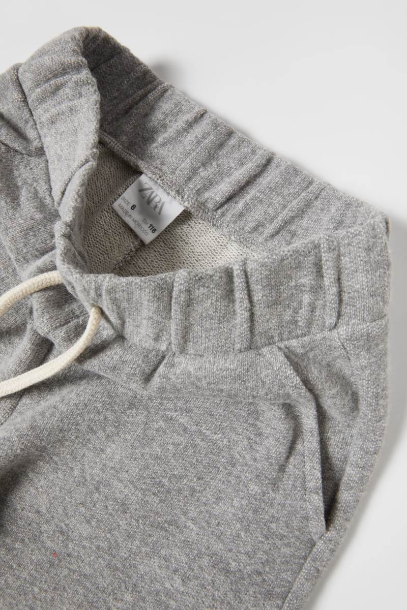 ZARA PREMIUM PLUSH Mjukisbyxor Tjej Grå | ONEVI-5436