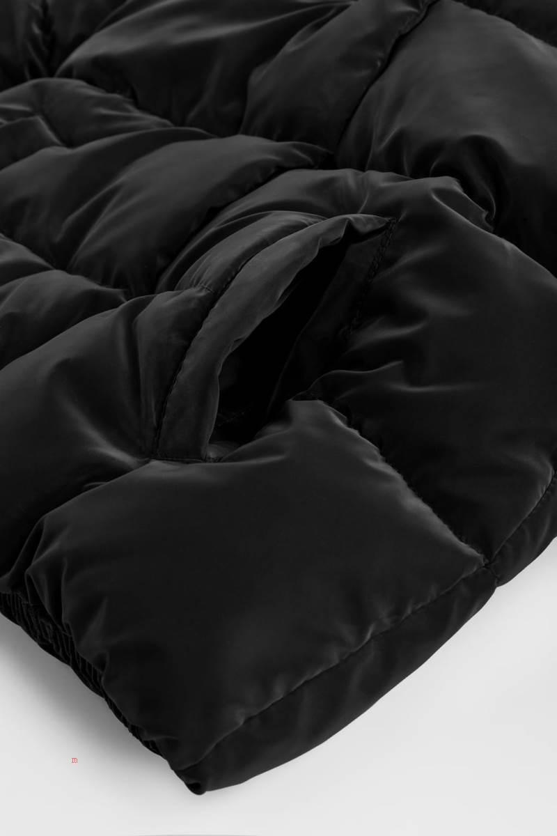 ZARA PUFFER WITH RUBBERISED DETAIL Rockar Pojke Svarta | FIXGQ-8961