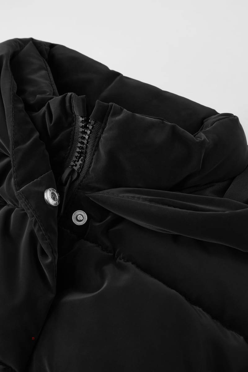 ZARA PUFFER WITH RUBBERISED DETAIL Rockar Pojke Svarta | FIXGQ-8961