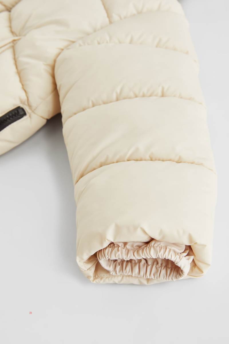 ZARA PUFFER WITH ZIPS Rockar Tjej Grå Vita | BKFUQ-6275
