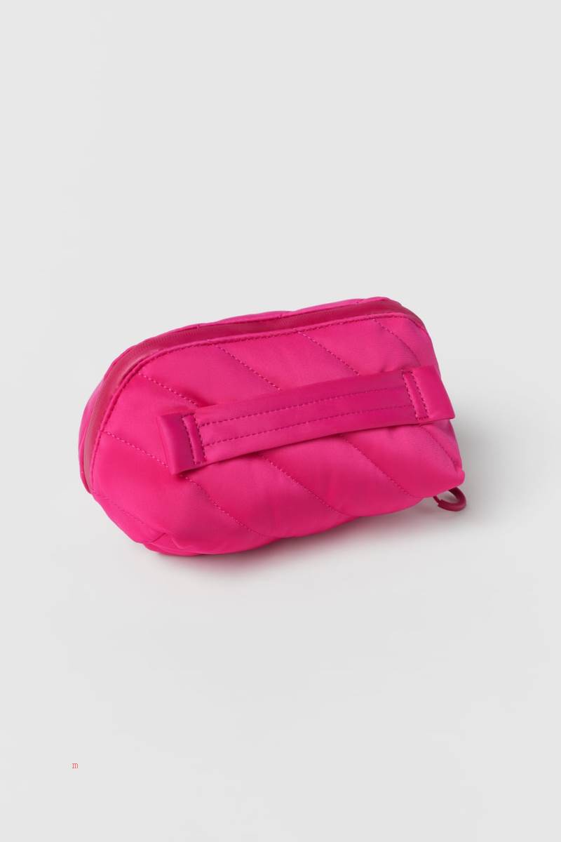 ZARA QUILTED Toalettmappe Tjej Rosa | IWXOK-6582