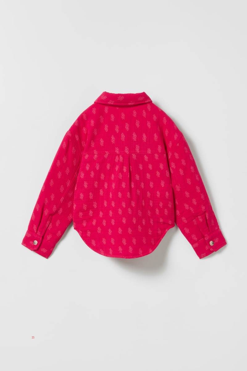 ZARA QUILTED Övertröja Tjej Rosa Randig | VJTZR-7462