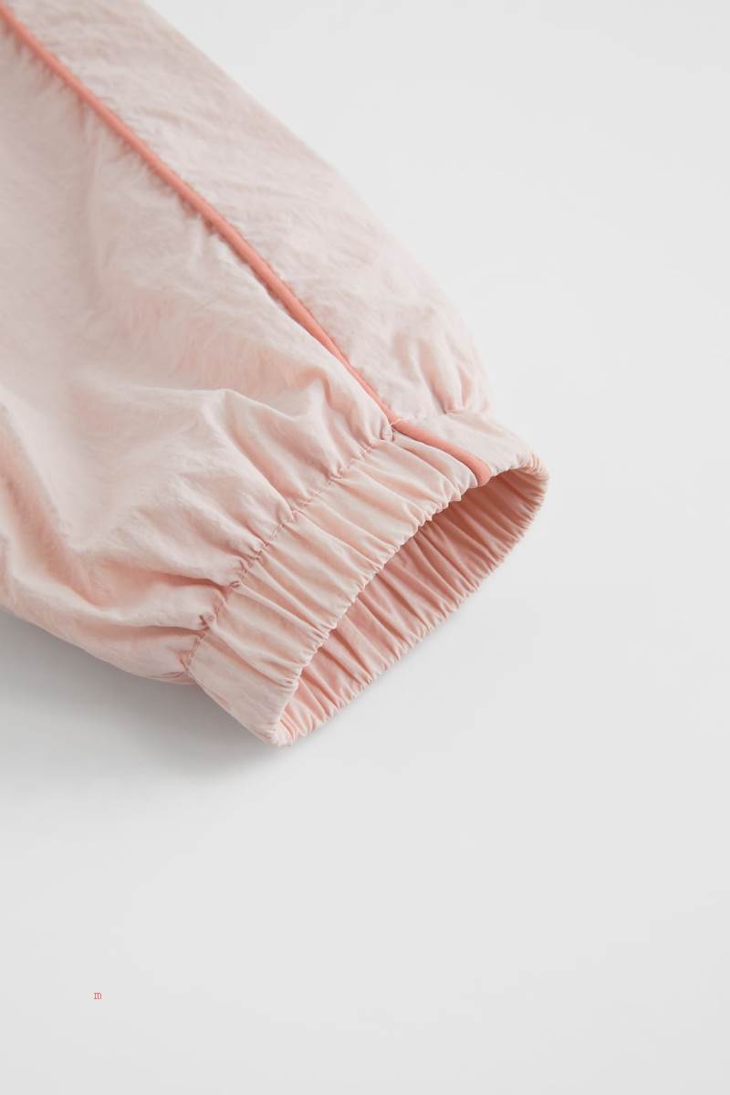 ZARA RAINCOAT WITH LAPEL COLLAR AND TRIMS Regnrock Tjej Rosa | JMENY-9487