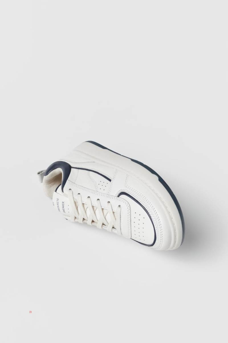 ZARA RETRO LEATHER Träningsskor Pojke Vita | SJHON-5716