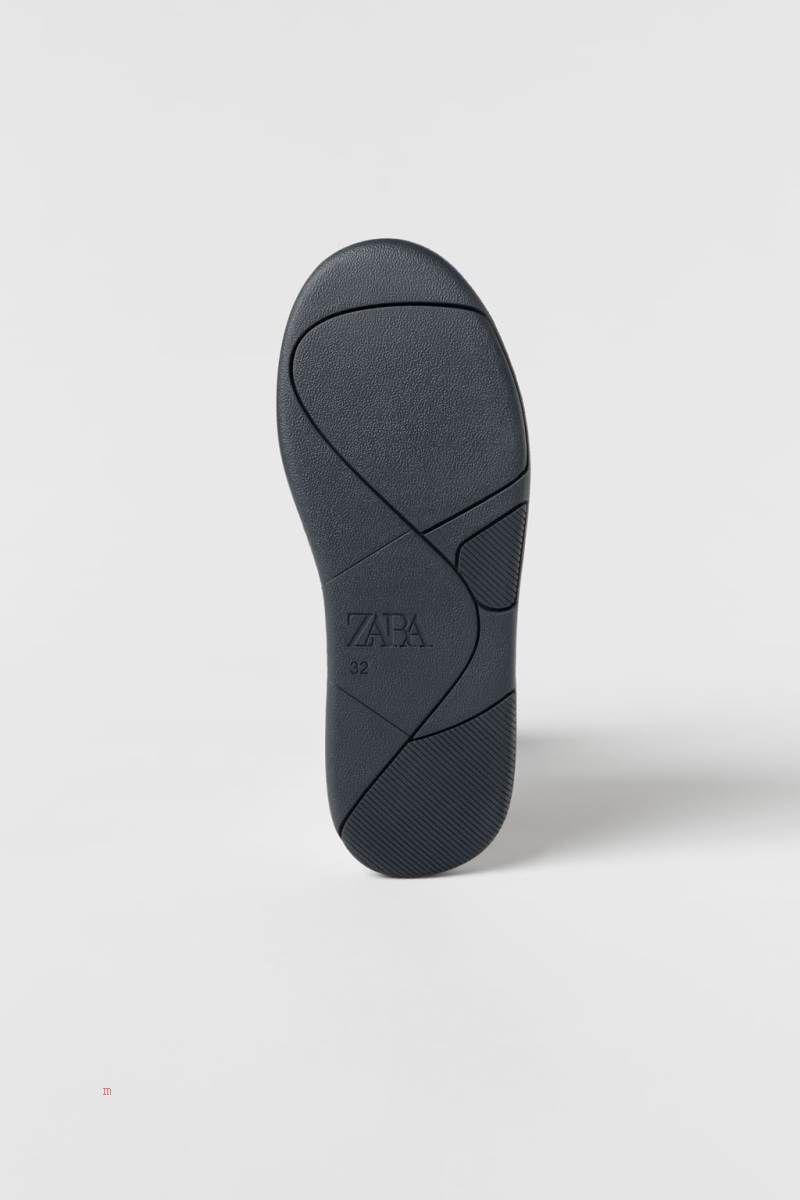 ZARA RETRO LEATHER Träningsskor Pojke Vita | SJHON-5716