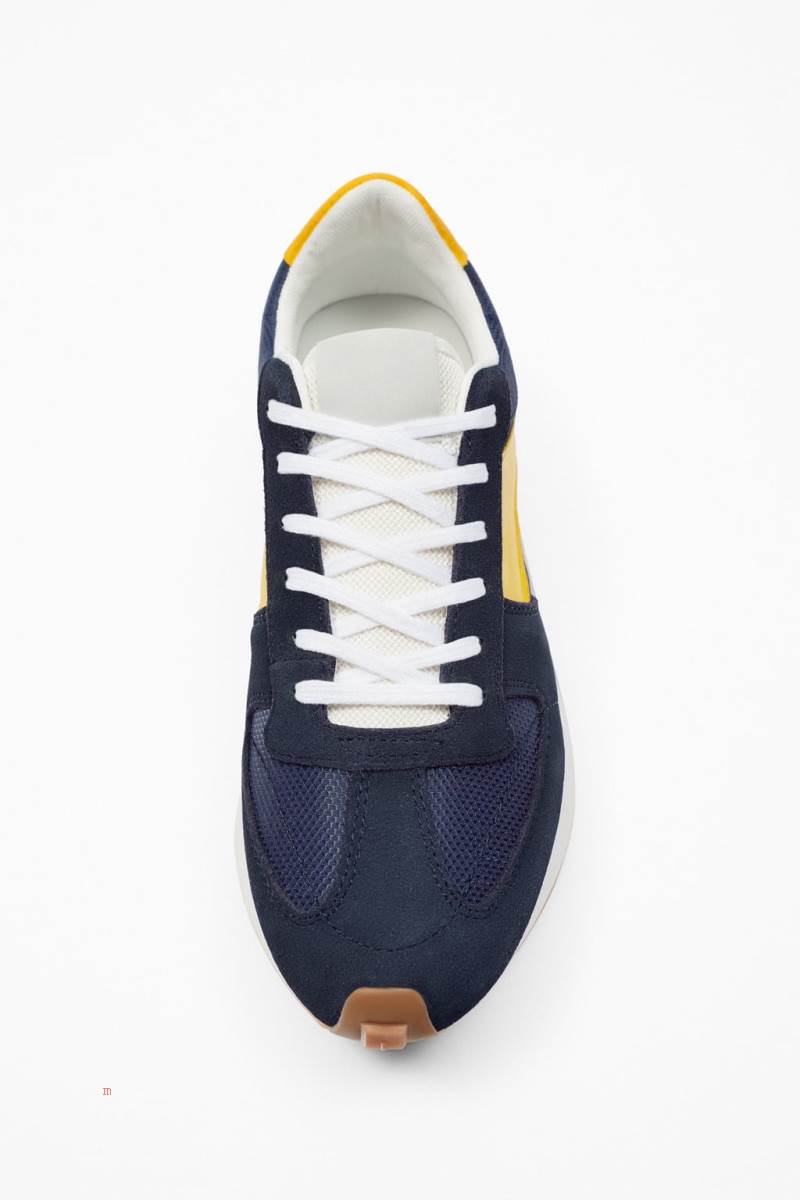 ZARA RETRO RUNNING Träningsskor Herr Marinblå Blå | VOTPC-5943