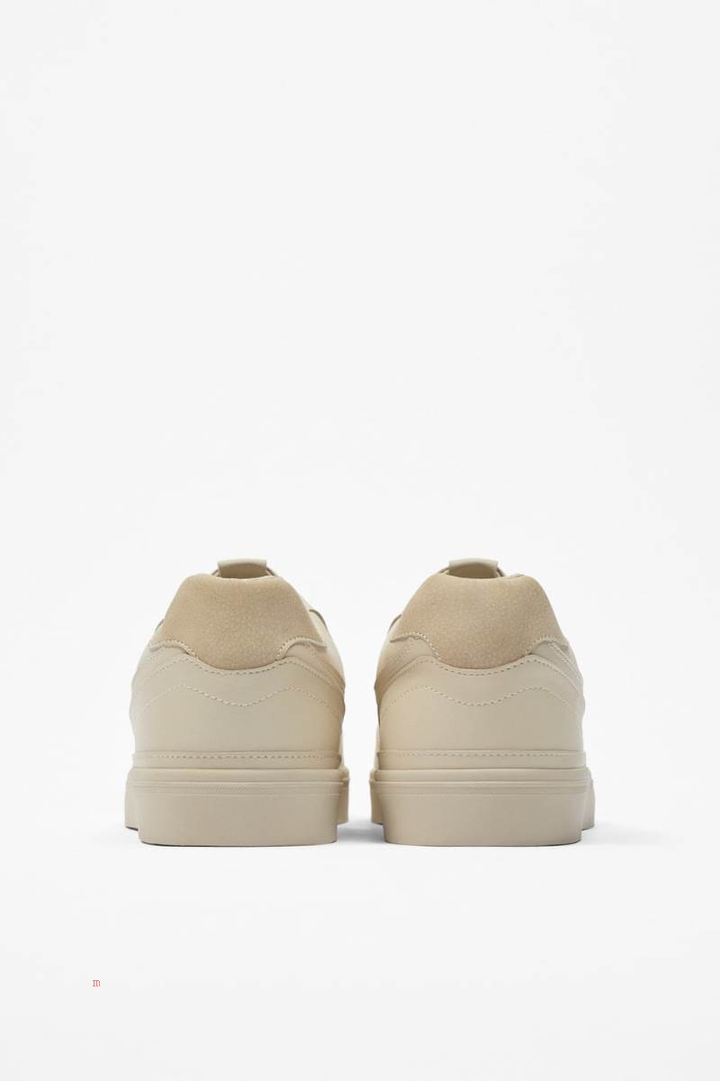 ZARA RETRO Träningsskor Herr Vita | JRTUD-4081