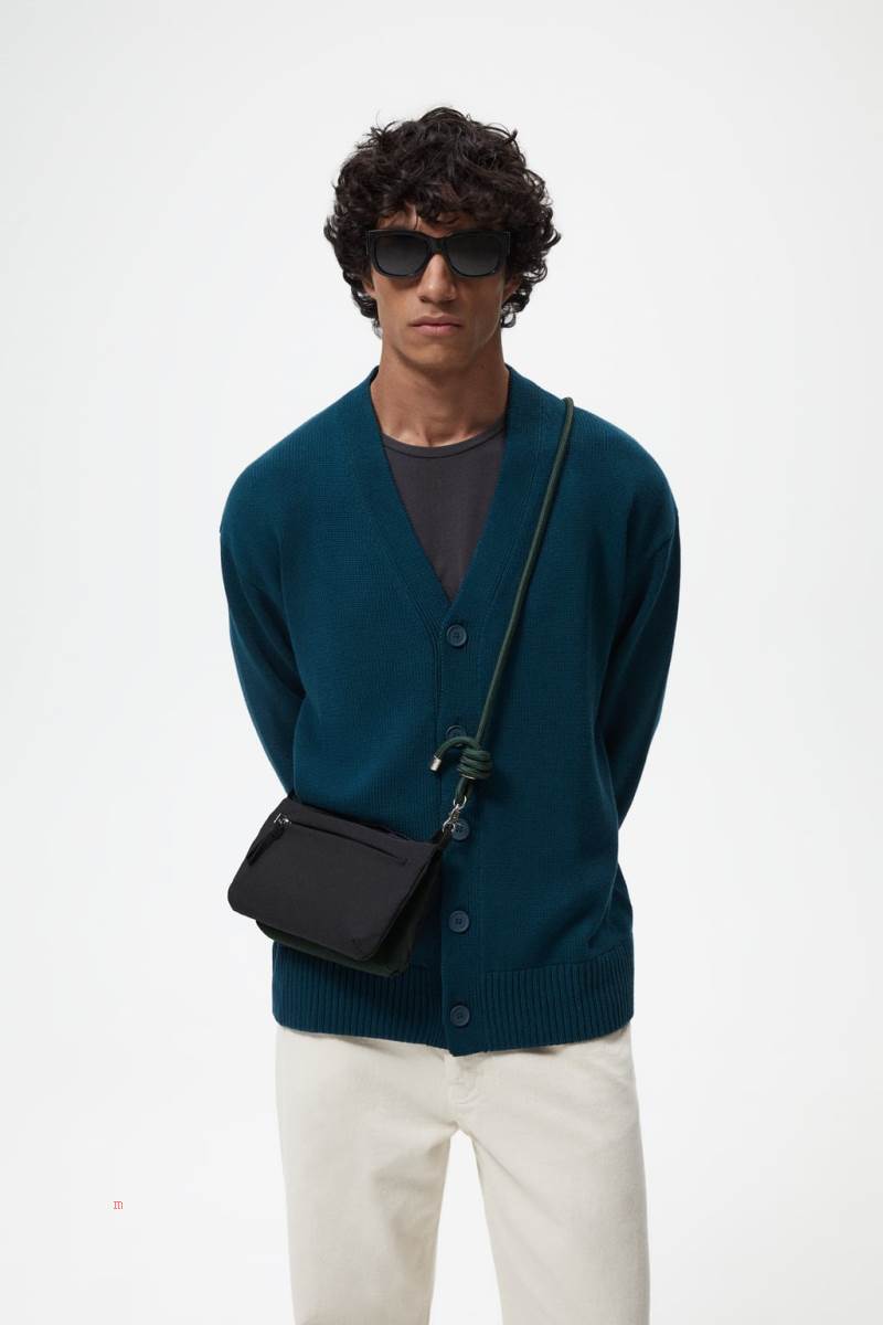 ZARA REVERSIBLE Crossbody Väska Herr Olika Färger Röda | EQNZK-7526
