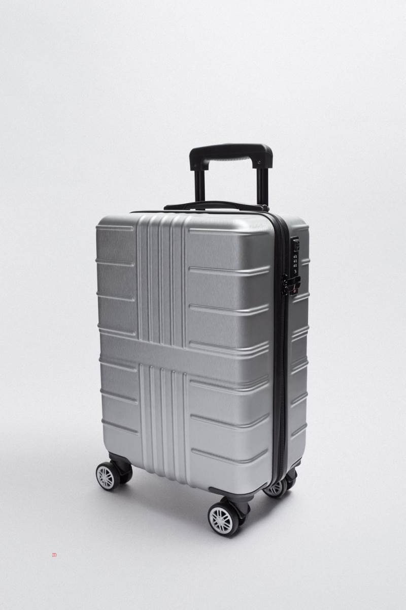 ZARA RIGID CARRY-ON Resväskor Herr Silver | FOLGQ-5374