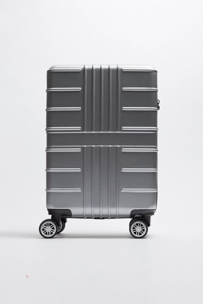 ZARA RIGID CARRY-ON Resväskor Herr Silver | FOLGQ-5374