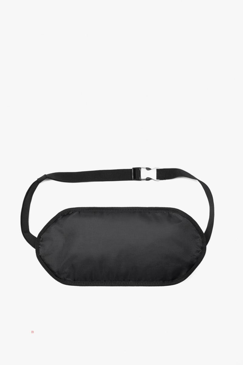 ZARA RIPSTOP NYLON RHUIGI Bältesväska Herr Svarta | OQSFV-1563
