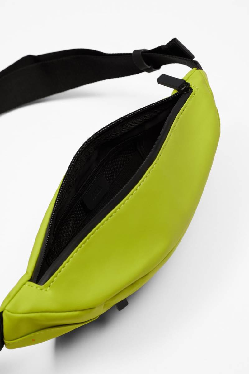 ZARA RUBBERISED Bältesväska Herr Gula | NZYWQ-1475