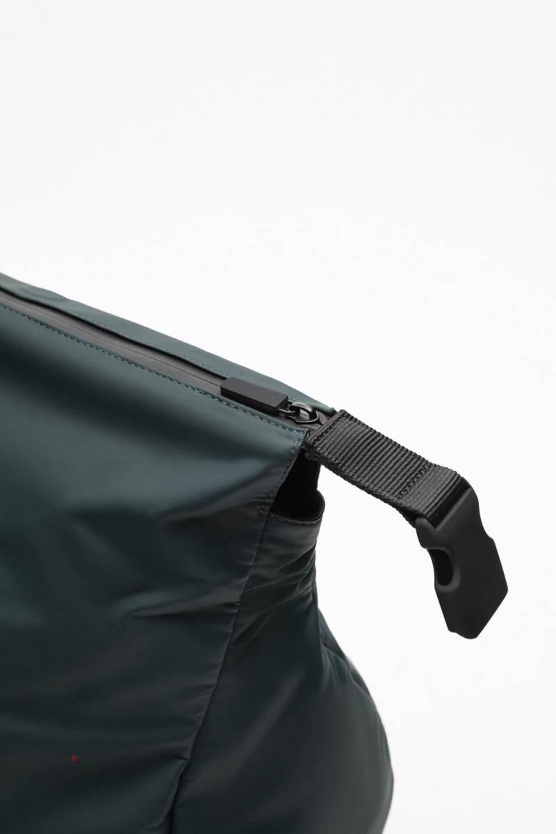 ZARA RUBBERISED Duffelväska Herr Mörkgröna | WMUDV-6934
