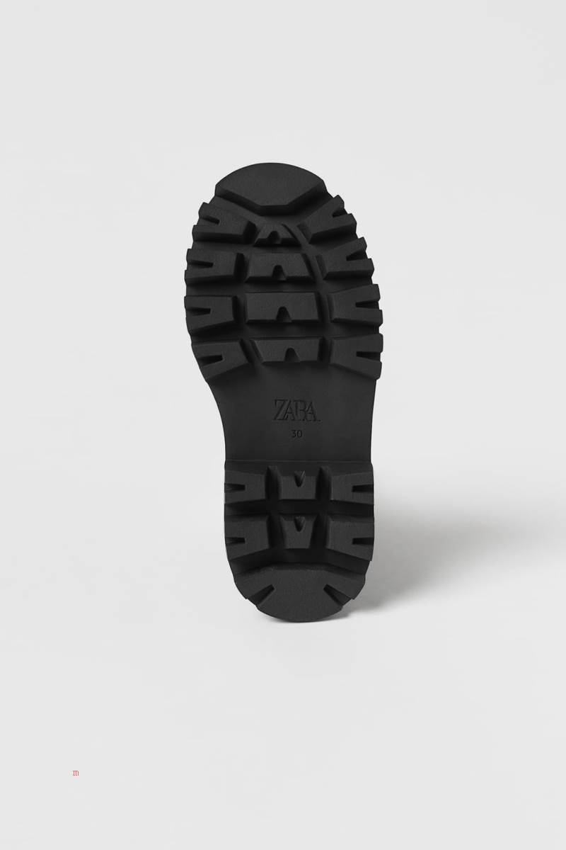 ZARA RUBBERISED ELASTIC Ankelboots Tjej Gröna | WQLSD-8425