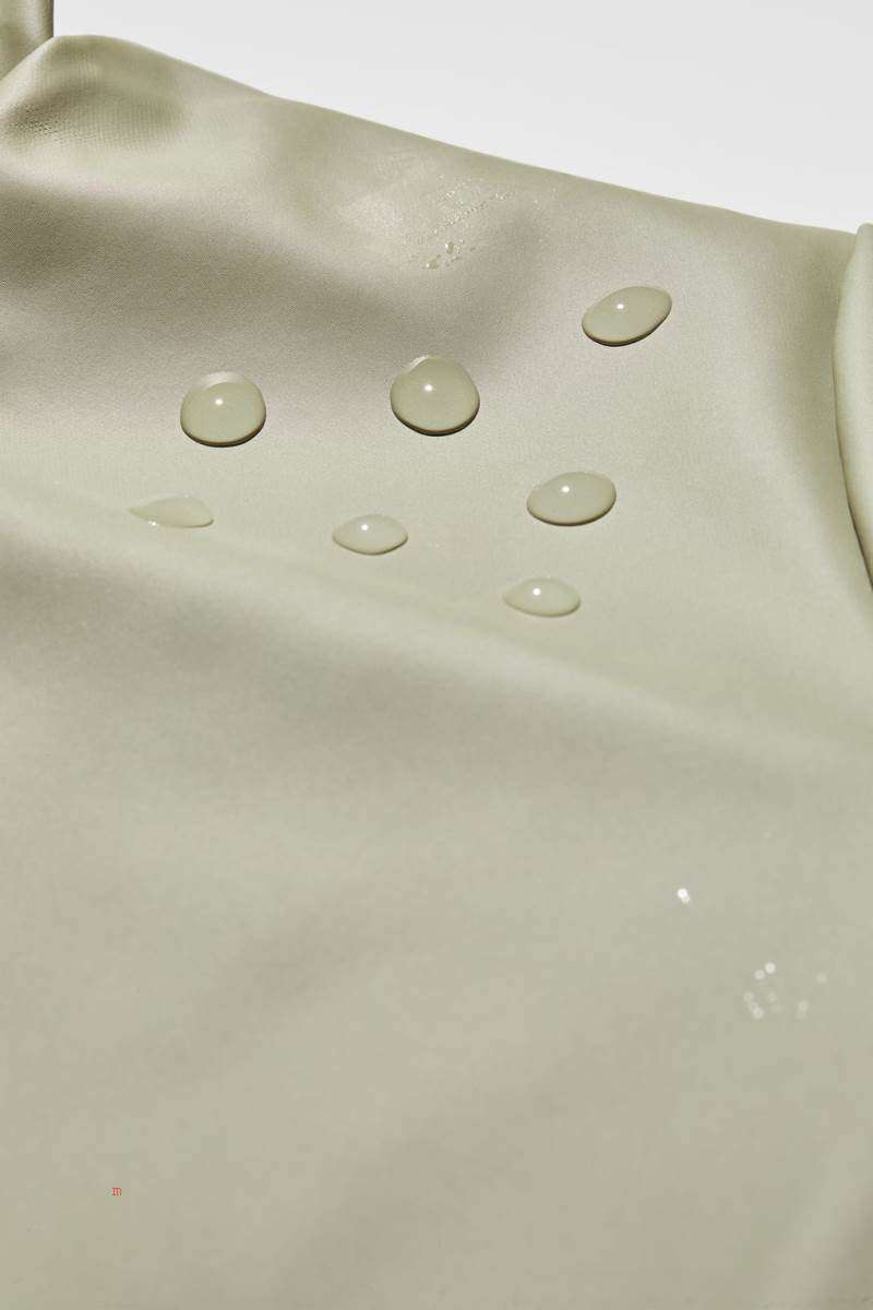 ZARA RUBBERISED PARKA WITH QUILTED LINING Vinterjackor Tjej Khaki | LQFAK-4231