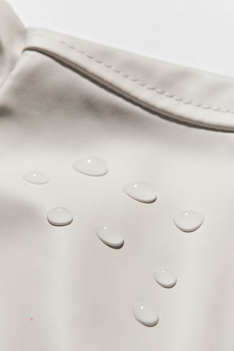 ZARA RUBBERISED WITH SNAP BUTTONS Regnrock Pojke Grå | BAVFM-0684