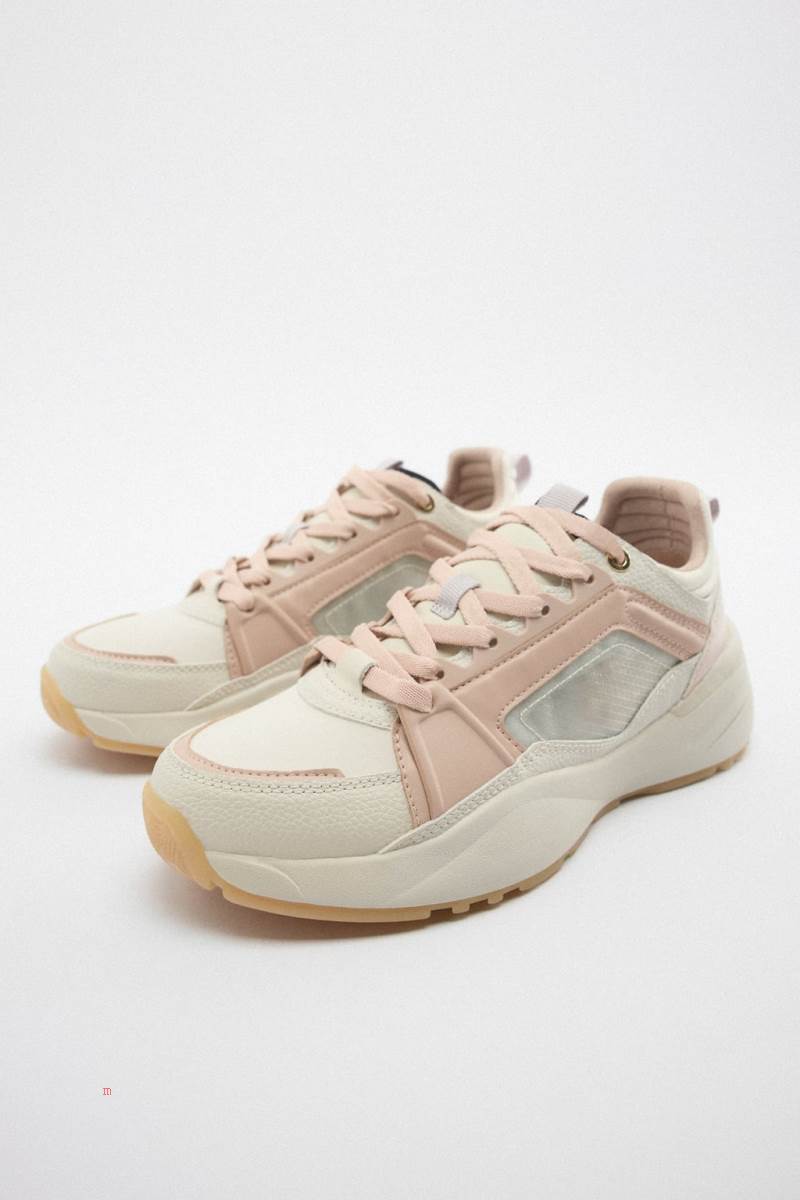 ZARA RUNNING Träningsskor Dam Rosa | AVBKI-3670