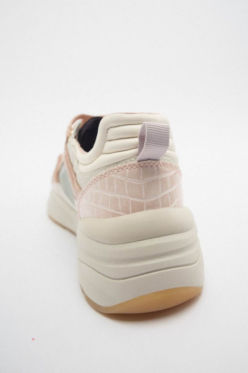 ZARA RUNNING Träningsskor Dam Rosa | AVBKI-3670