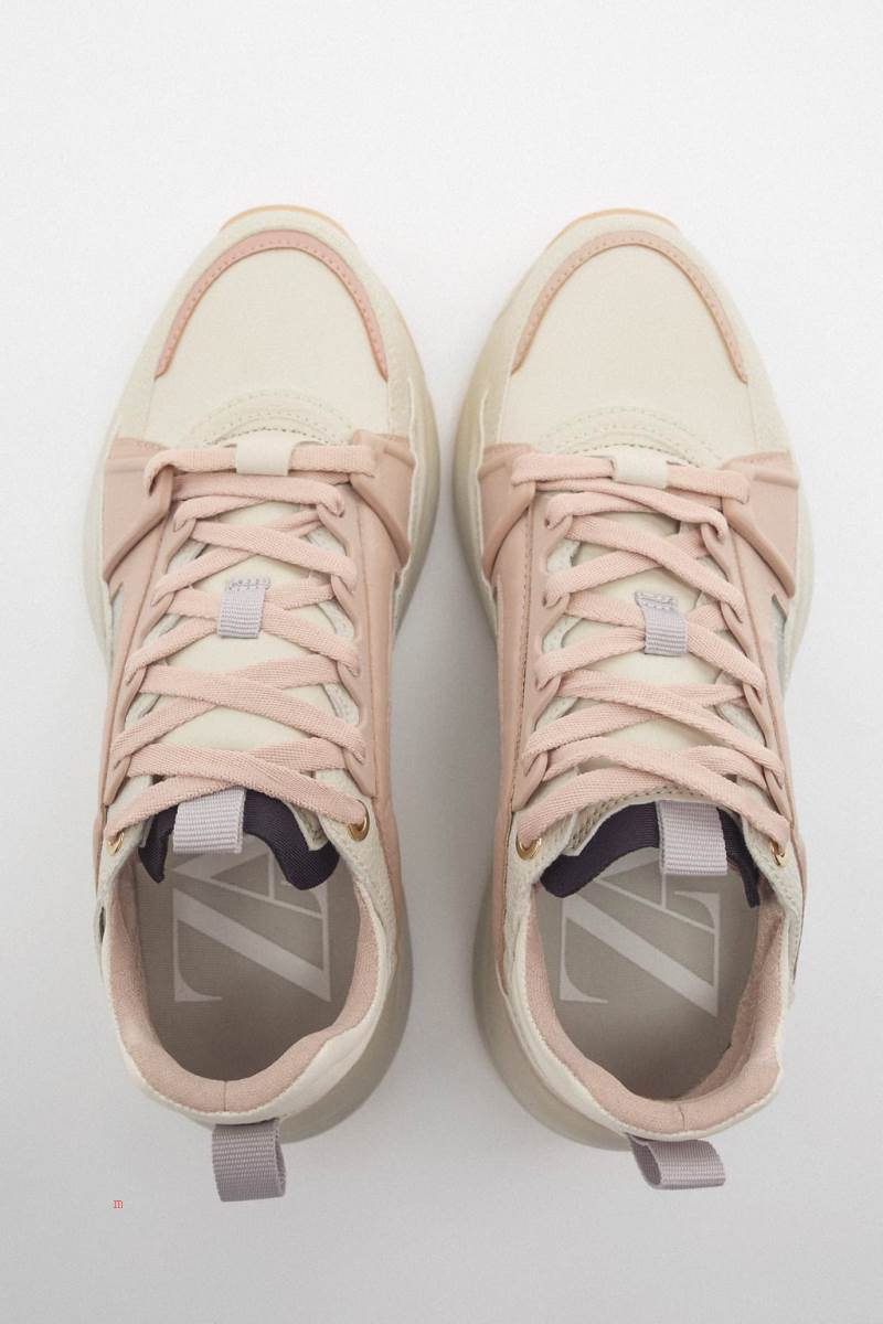 ZARA RUNNING Träningsskor Dam Rosa | AVBKI-3670
