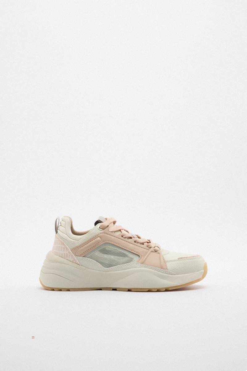 ZARA RUNNING Träningsskor Dam Rosa | AVBKI-3670