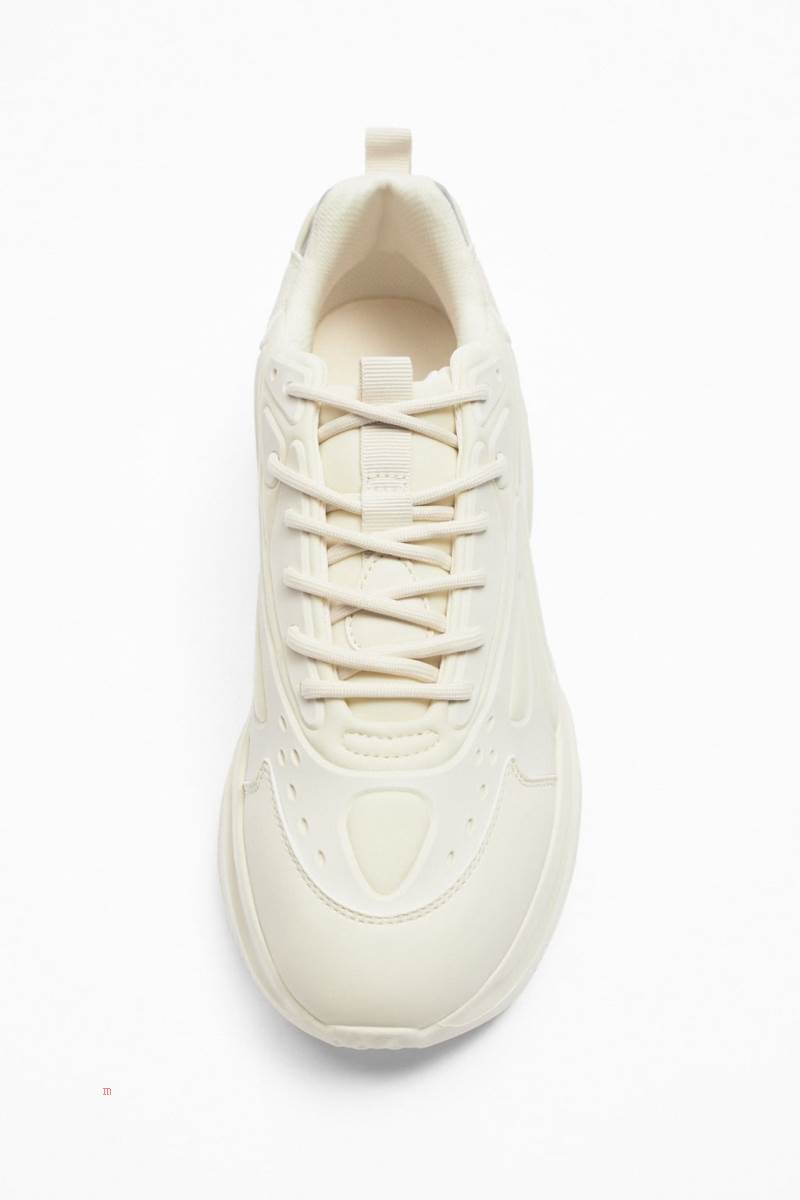 ZARA RUNNING WITH CHUNKY Träningsskor Herr Vita | HXVMG-6302