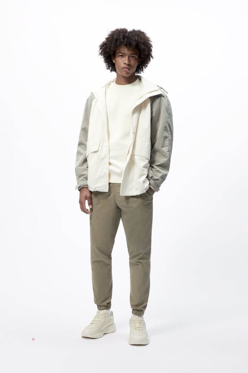 ZARA RUNNING WITH CHUNKY Träningsskor Herr Vita | HXVMG-6302