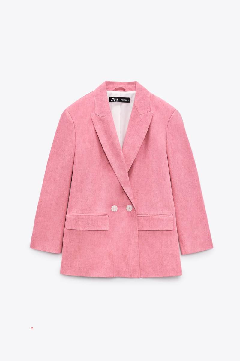 ZARA RUSTIC STRAIGHT Blazers Dam Rosa | JVZLO-0895