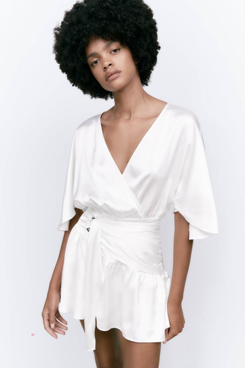 ZARA SATIN Playsuit Dam Vita | WGPSN-7054
