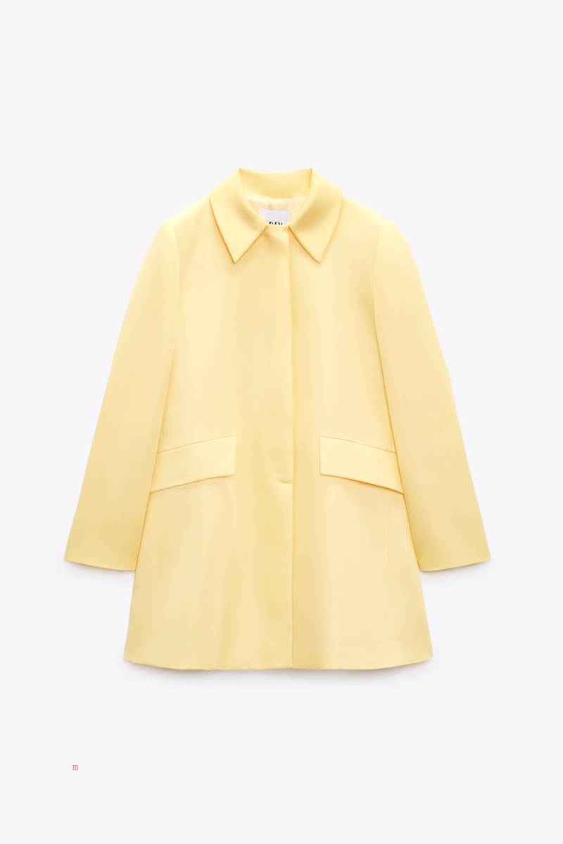 ZARA SATIN WITH FLAPS Rockar Dam Gula | CVHYQ-2653
