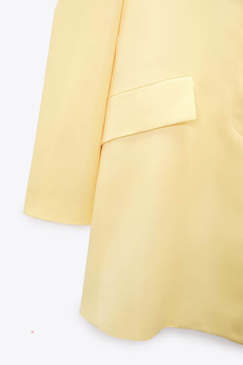 ZARA SATIN WITH FLAPS Rockar Dam Gula | CVHYQ-2653