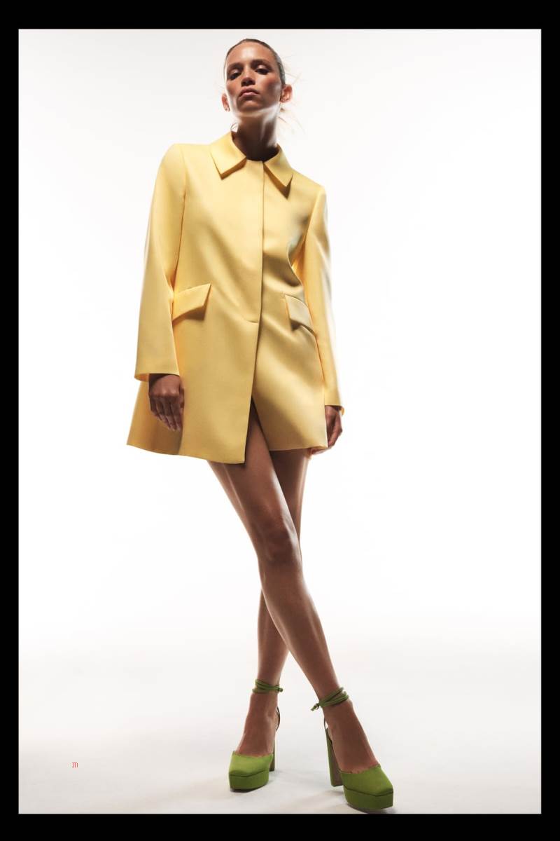 ZARA SATIN WITH FLAPS Rockar Dam Gula | CVHYQ-2653