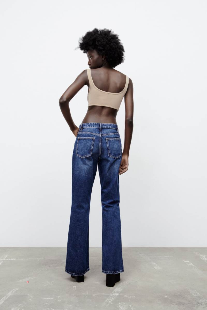 ZARA SEAMLESS CORSETRY-INSPIRED TOP Crop Top Dam Rosa Beige | ZGHWX-2538