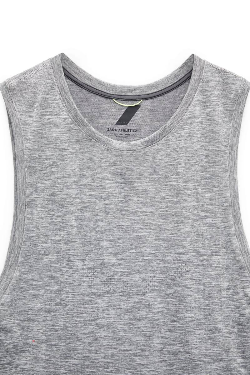ZARA SEAMLESS Linnen Herr Grå | BYIOH-4289