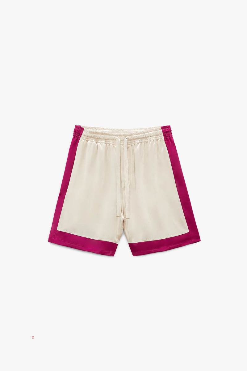 ZARA SET BERMUDA X THE STANDARD Shorts Herr Rosa Vita | RPHYJ-5034