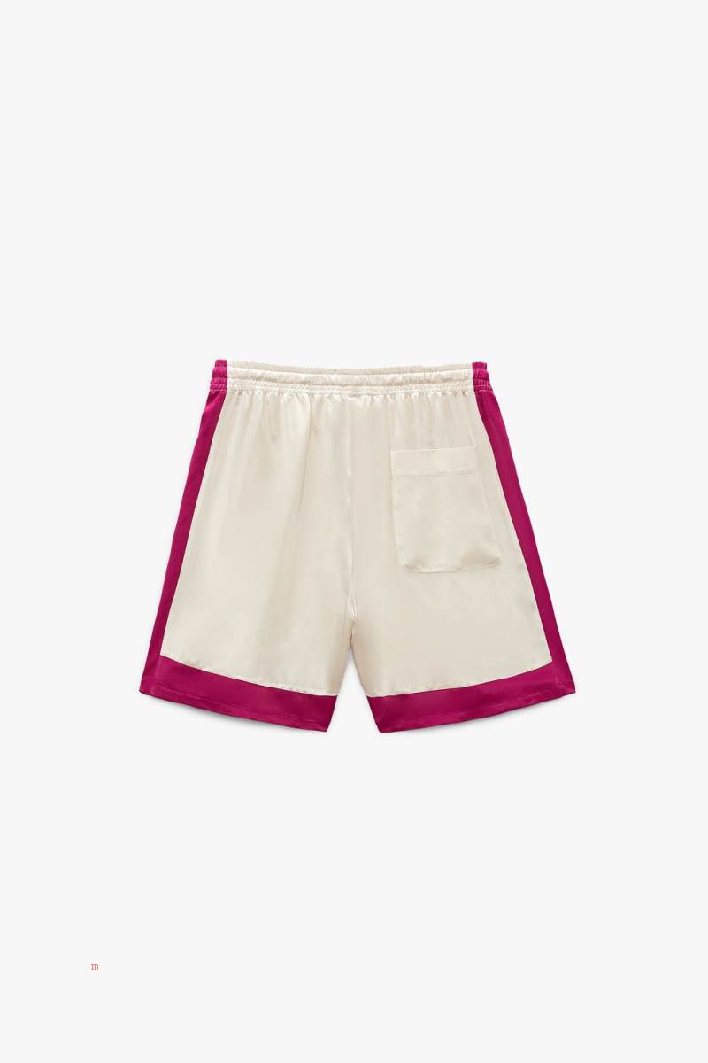 ZARA SET BERMUDA X THE STANDARD Shorts Herr Rosa Vita | RPHYJ-5034